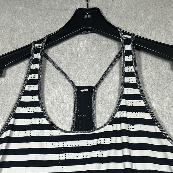 Lululemon Tank Top Womens Size 6 Water Bound Singlet Apex Stripe Printed Dune - Picture 2 of 11
